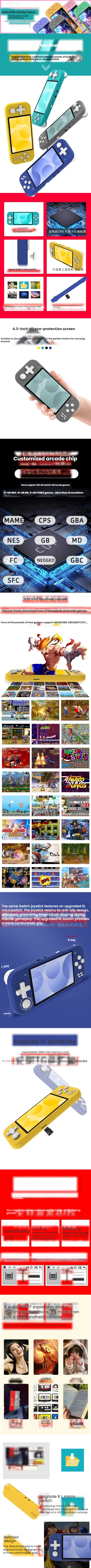 跨镜X20MINI掌上PSP掌机怀旧街霸FC电子小游戏机非switchlite便携_654528726096_images (1).png