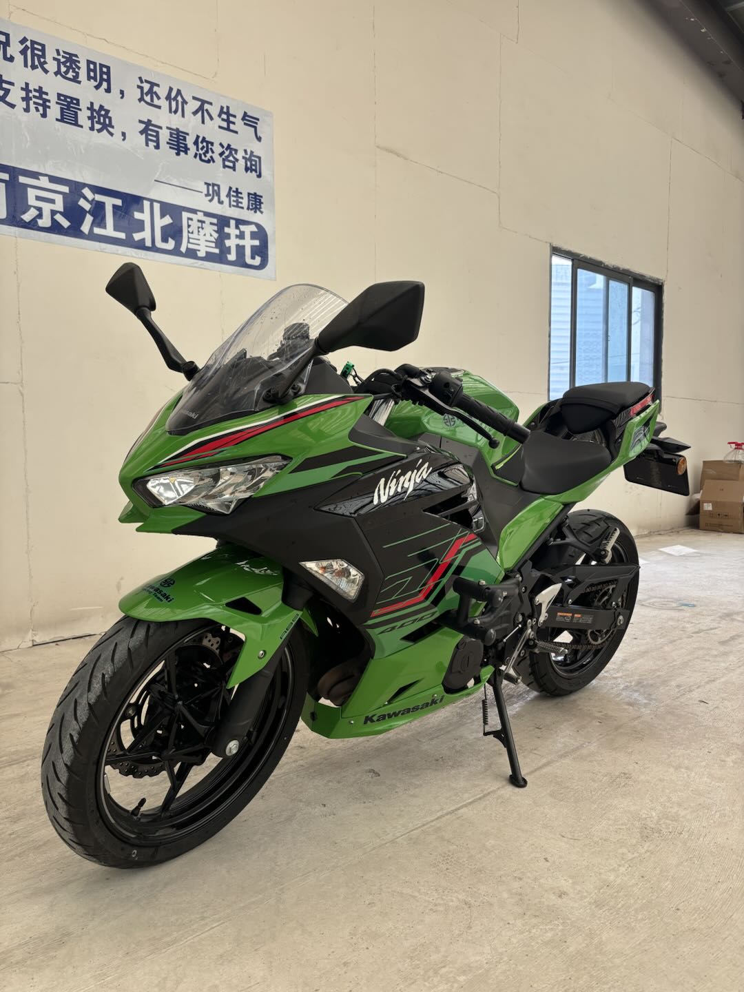 川崎ninja400绿色krt